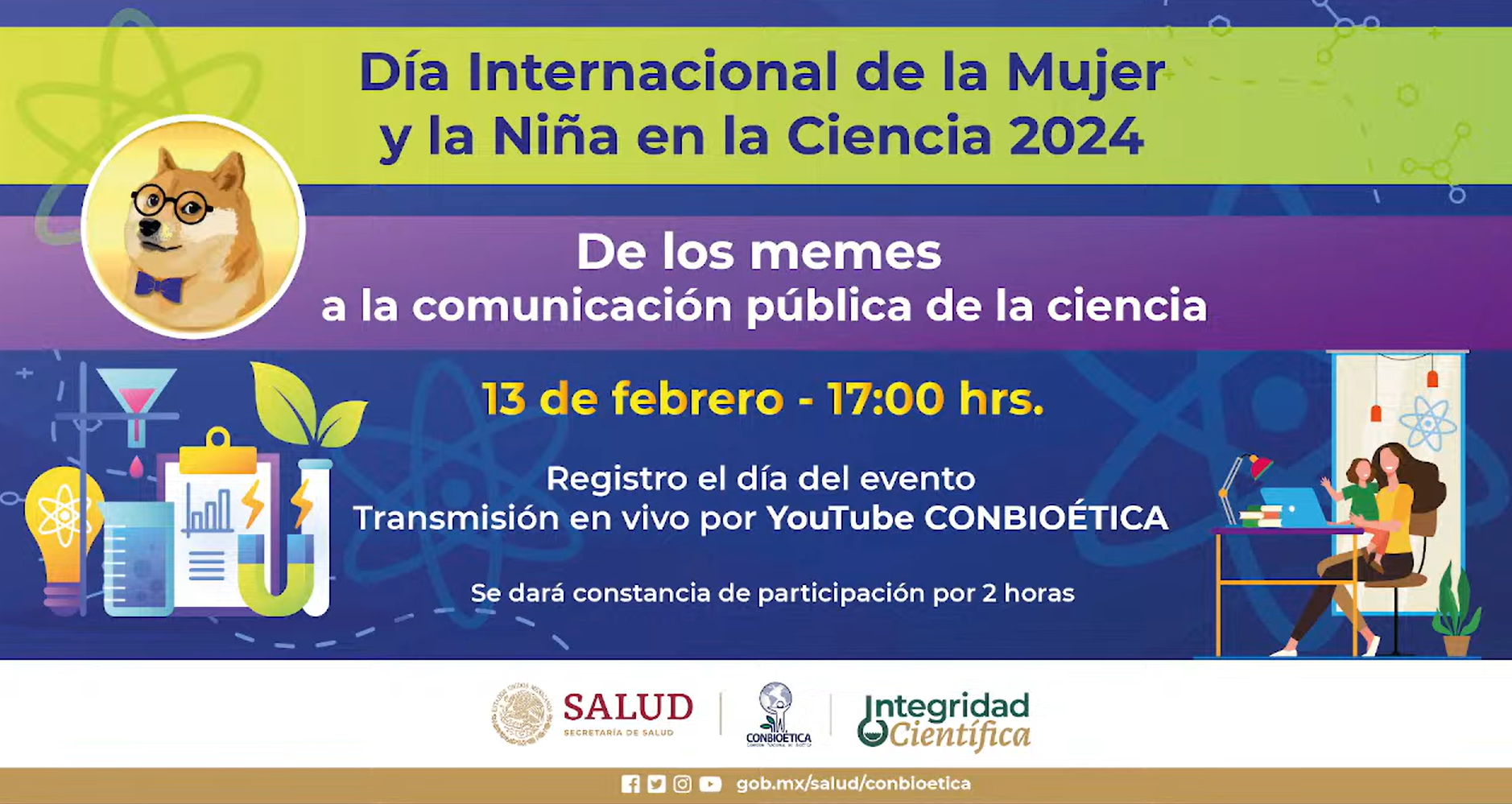 Mesa de diálogo «De los memes a la comunicación pública de la ciencia» (Comisión Nacional de Bioética de México)